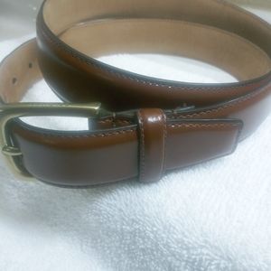 Cole Haan brown leather belt